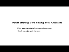 IEC60335-1 شکل 8 کنترل PLC دستگاه آزمایش انعطاف سیم تغذیه