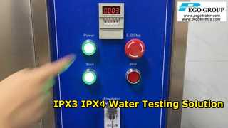 دستگاه تست باران IEC60529 IPX3 و IPX4 با نازل اسپری دستی