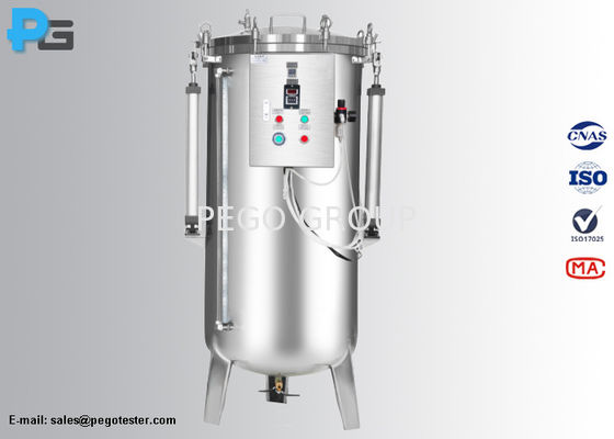 تنظیم شده IEC 60529 IPX8 تانک فشار بالا کنترل کننده فشار اتوماتیک شبیه سازی عمق آب 0-50m
