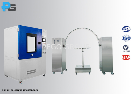 IEC 62196-1 ماشین آزمایش ضد آب لوله نوسان IPX3 و IPX4 خودروهای الکتریکی