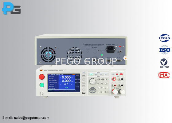 تست کننده ایمنی اتوماتیک قابل برنامه ریزی با تجهیزات 4 در 1 ، صفحه نمایش TFT 7 اینچی و رابط های PLC برای آزمایش الکتریکی جامع