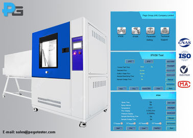 محفظه تست ضد آب جامع IEC60529 برای تست های IPX9K و IPX6K